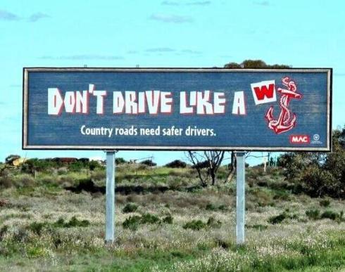 Road safety ad in Australia 