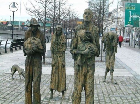 Famine-Dublin, Ireland