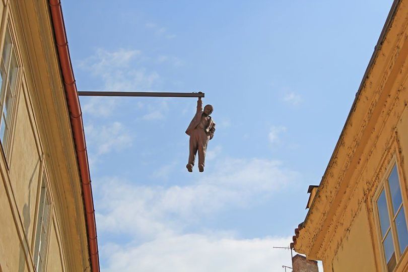 Man Hanging Out-Prague, Czech Republic