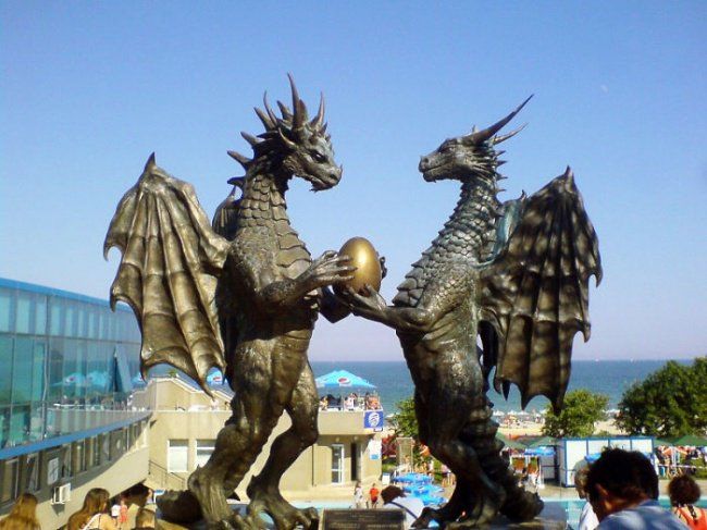Pair of Dragons in Love-Varna, Bulgaria