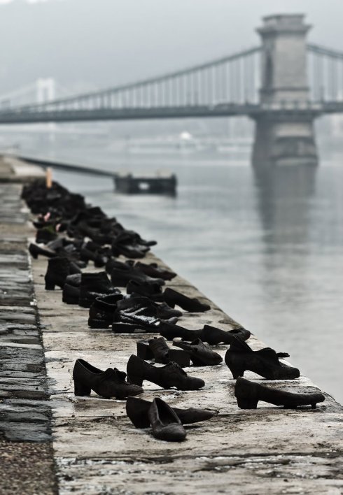 The Shoes On The Danube Bank by Can Togay & Gyula Pauer-Budapest, Hungary