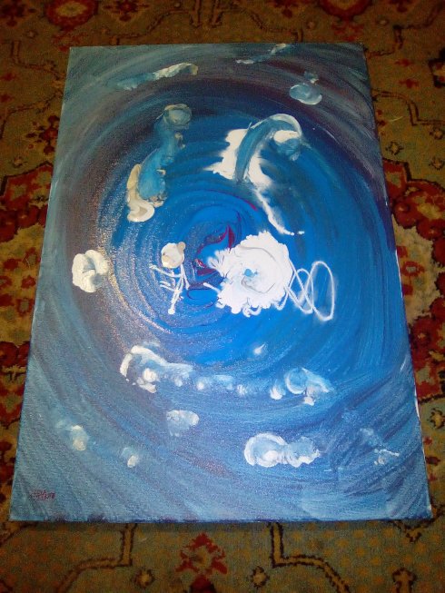 500RON_acrilic_pe_panza