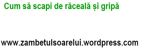 Cum să scapi de răceală și gripă -cover