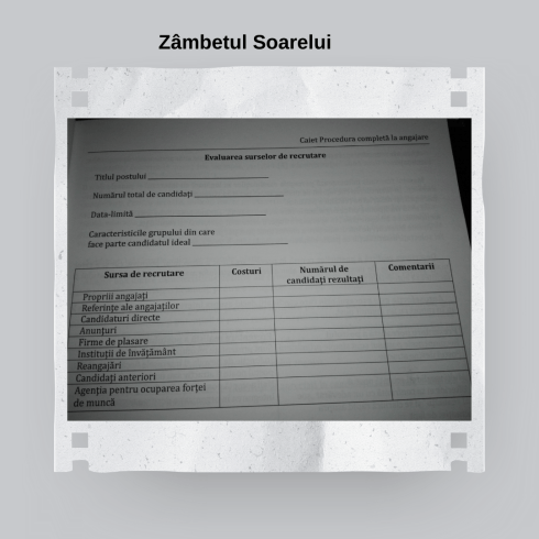 Evaluarea surselor de recrutare